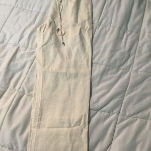 Vince Camuto size small white summer linen